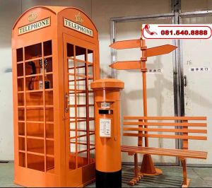 Bốt điện thoại trang trí khu nghỉ dưỡng